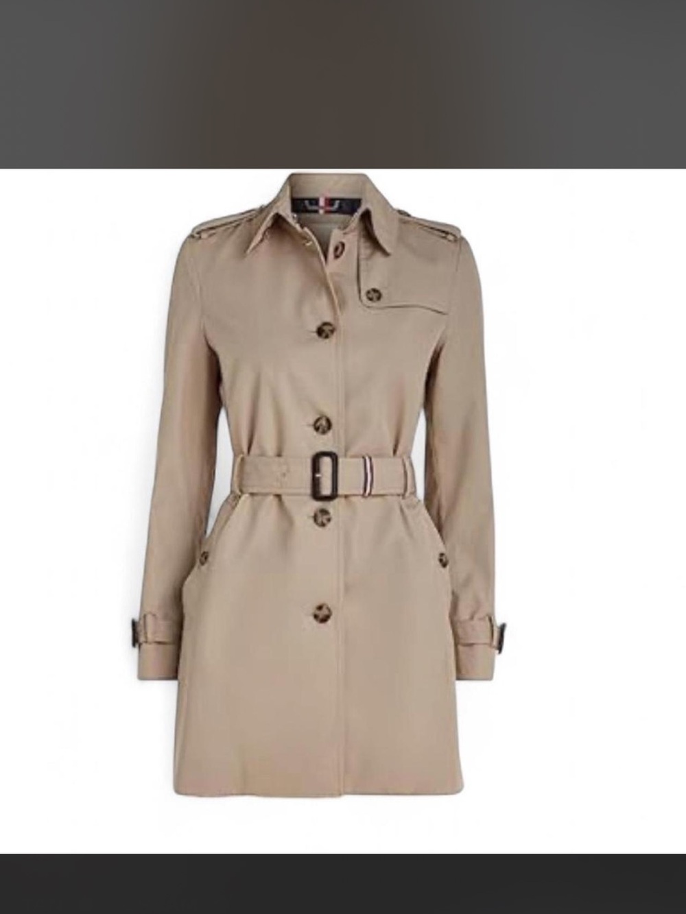 TOMMY HILFIGER- Women's Trench coat-Size: S